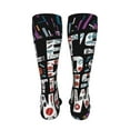 thumbnail image 6 of Pofeuu Geometric Sports Energetic Burst Print Stockings, Adult Running Hiking Socks for Youth and Adult-One Size, 6 of 8
