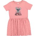 thumbnail image 3 of Inktastic Promoted to Big Sister Koala Girls Toddler Dress, 3 of 5