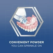 Poligrip Extra Strength Denture and Partials Adhesive Powder, 1.6 Oz, for Adults