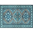 thumbnail image 1 of Ahgly Company Indoor Rectangle Persian Light Blue Traditional Area Rugs, 8' x 12', 1 of 4