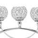thumbnail image 2 of Candelabros Retro Sunnimix 2 Piezas de cristal y metal plata, 2 of 8