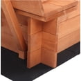 thumbnail image 3 of O'force Wooden Sandbox with Convertible Cover Kids Outdoor Backyard Bench Play Sand Box, 3 of 7