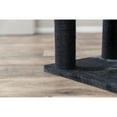 thumbnail image 5 of TRIXIE Isaba Plush 2-Level 24.4" Cat Tree with Sisal Scratching Posts, 2 Perch, Black/Gray, 5 of 8
