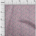 thumbnail image 2 of oneOone Rayon Light Pink Fabric Jacobean Floral Diy Clothing Quilting Fabric Print Fabric By Yard 56 Inch Wide, 2 of 5