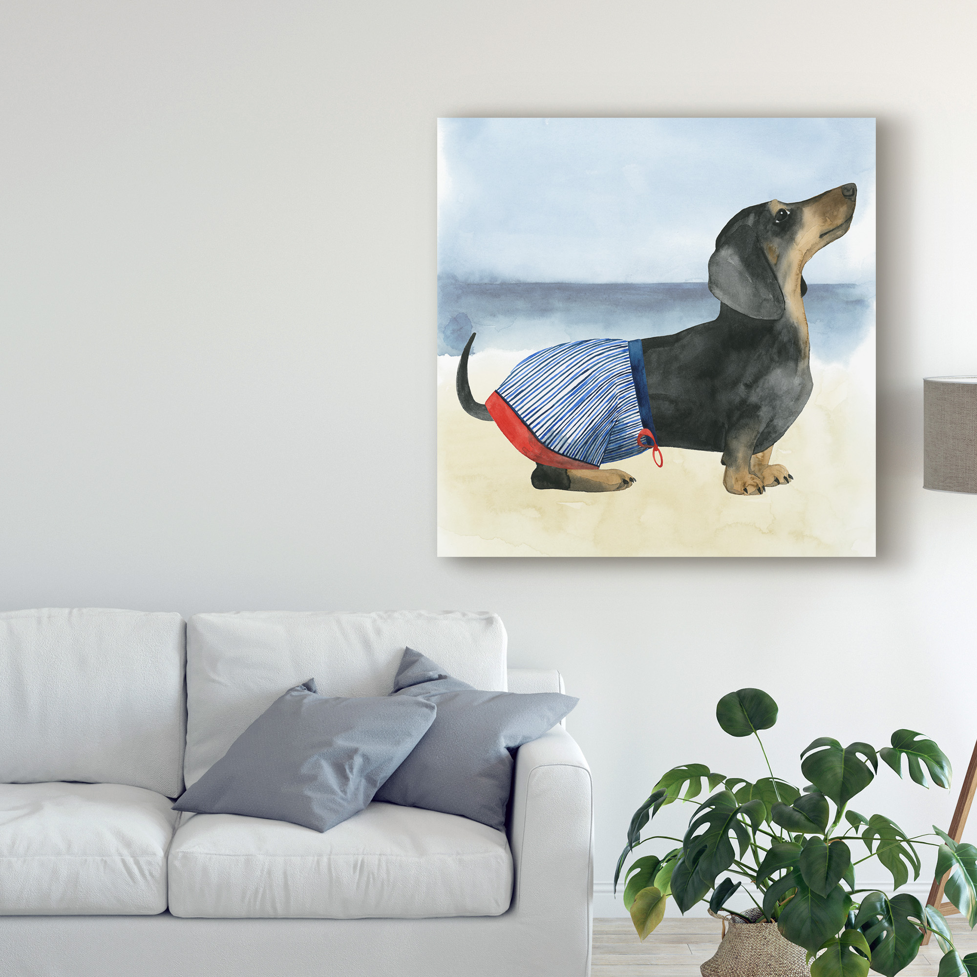 Trademark Fine Art 'Hot Dog IV' Canvas Art by Grace Popp