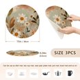 thumbnail image 2 of 3PCS Trivet Mats 15 Inch Round Heat-Resistant Pot Holders Hot Pads Table Decor Vintage Flowers, 2 of 6