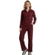thumbnail image 1 of Conjunto Mujer 2 Piezas Tejido Acanalado Blusa Manga Larga con Cierre y Pants Rectos para Muje, 1 of 5