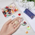 thumbnail image 3 of 36pcs 9 styles Teachers' Day Opaque Resin Cabochons Study Supplies Mixed Shapes 13.5~30x8~34.5x5~7.5mm 4pcs/style, 3 of 6