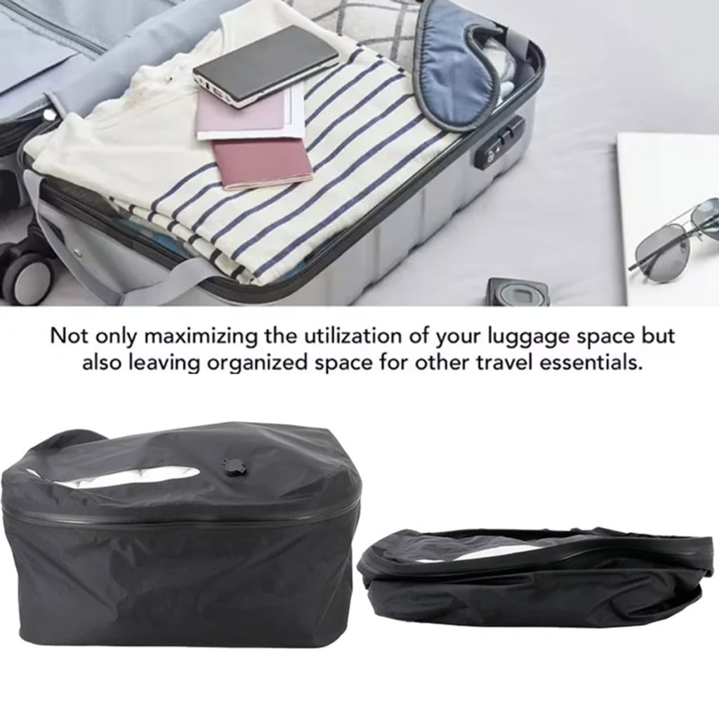 MOMOJIA Practical TPU Vacuum Compression Storage Bag 41L Manual Roll Air Out Design For Luggage Space Saving