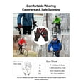 thumbnail image 6 of INBIKE Winter Cycling Gloves Cold Weather Thermal Windproof Gel Road Bike Gloves Red Large, 6 of 7