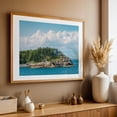 thumbnail image 4 of View from Schooner Head Overlook, Bar Harbor 03 - Bar Harbor Maine Photography Coast Ocean Seascape Architecture Nature Oak Framed Wall Art Print 20 x 30 inches, 4 of 6