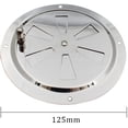 thumbnail image 2 of 125mm Round Air Inlet & Exhaust for Customized airflow Control Stainless Steel Adjustable Ventilation Grill, 2 of 5