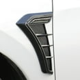 thumbnail image 2 of Coconut Ok Carbon Black Car Fender Side Vents Air Flow Intake Hole Grille Sticker Cover,Carbon Fiber, 2 of 9
