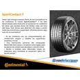 thumbnail image 3 of Llantas 225/35R19 Continental SportContact 7 88Y XL, 3 of 6