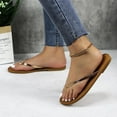 thumbnail image 6 of GJPBGK Women’s Summer Thong Flip Flop Sandals Comfy Casual Beach Walking Sandals for Indoor & Outdoor Wear, 6 of 7
