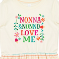 thumbnail image 4 of Inktastic Nonna and Nonno Love Me Girls Toddler Dress, 4 of 5