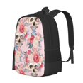 thumbnail image 2 of XMXT Travel Laptop Backpack for School Work, Pink Roses Skeleton Butterflies Large Capacity Bookbag Travel Bag Backpacks for Women Men, 2 of 9