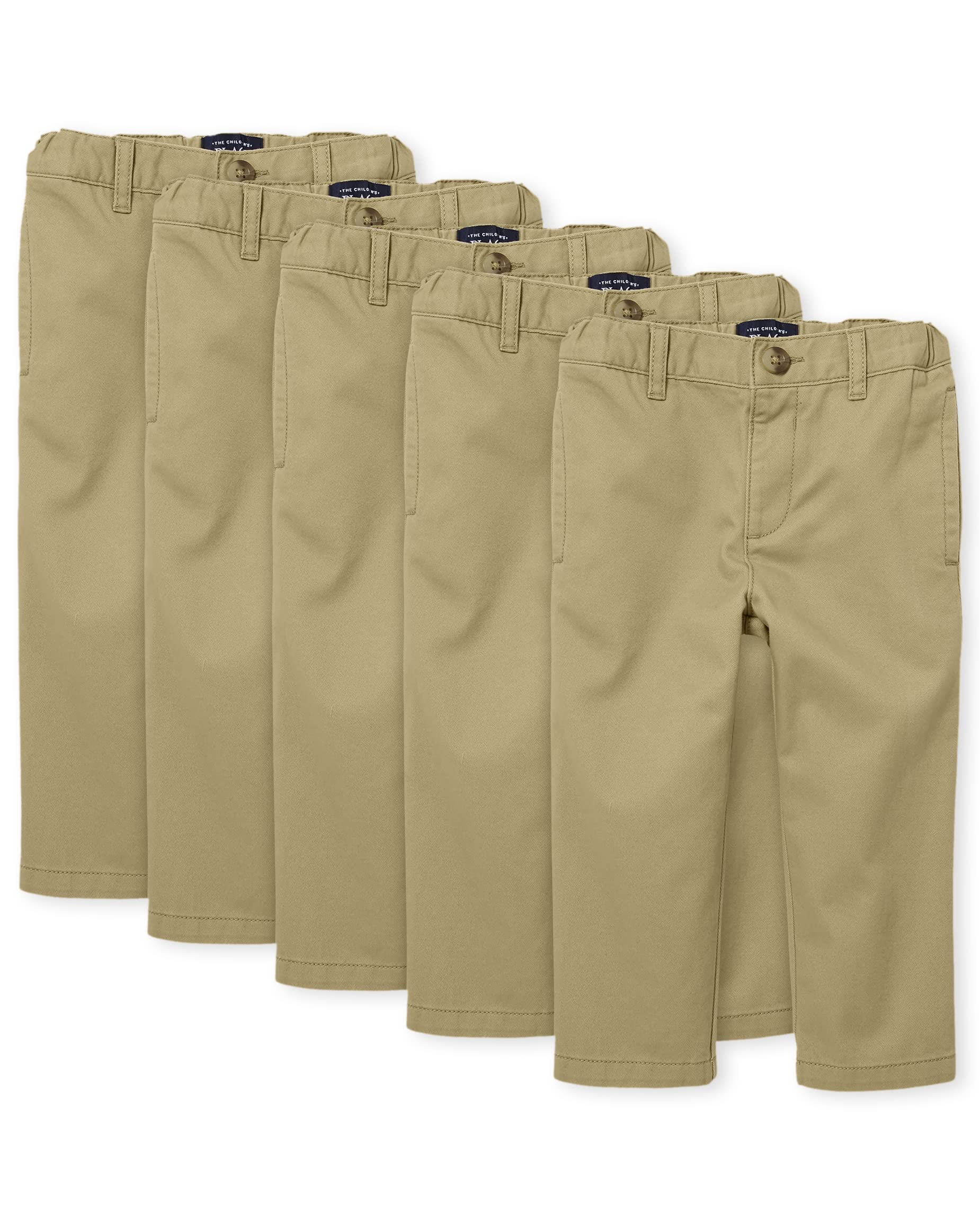 The Children's Place Boys Uniform Stretch Skinny Chino Pant, 5-Pack, Sizes  4-18 - Walmart.com