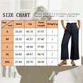 thumbnail image 3 of SWQZVT Womens Linen Pants Wide Leg Pants Casual Pants High Waisted Drawstring Straight Long Trousers Womens Fashion Palazzo Pants for Womens Clothes Slacks Lightweight Pants, 3 of 10