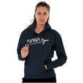 thumbnail image 3 of NASA Worm Logo American Space Shuttle Hoodie Sweatshirt Women Men Brisco Brands S, 3 of 6