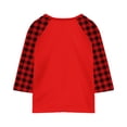 thumbnail image 4 of YOUYEDAIN 3/4 Sleeve Shirts for Teen Girls Kids 8-9 Round Neck Tunic Tops Cute Teen Girls Clothing Lightweight Blouses Red 8-9 Years, 4 of 4