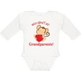 thumbnail image 3 of Inktastic Wild About my Grandparents Boys or Girls Long Sleeve Baby Bodysuit, 3 of 5