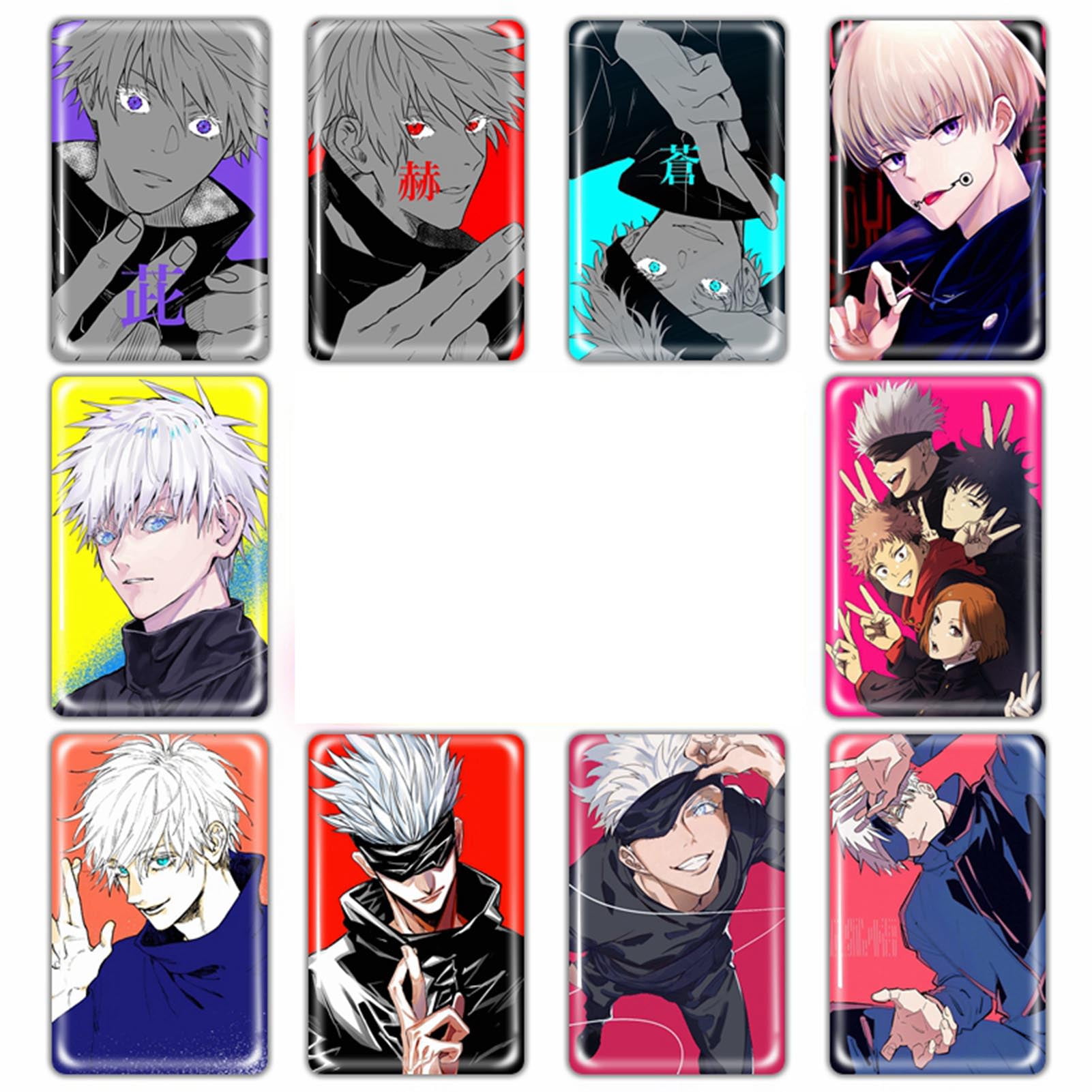 Cyan oak Anime Jujutsu Kaisen Manga PhotoCard PhotoBook Poster Lomo Card  Gift Crystal Card Stickers - Walmart.com