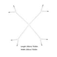 thumbnail image 2 of ORDDIART White Plastic Adjustable Bed Straps 1Pcs for Bedding Accessories, 2 of 8