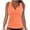 Orange1, variant on Aihuaihua Women Tankini Top Only Tummy Control Bathing Suit Rushed Top Pleated Front Swim Top Criss Cross Back Swimsuit Orange2 S