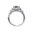 thumbnail image 2 of Diamond-Capitals 3.00 Ct Genuine Princess Shape Natural Diamond Solitaire Anniversary Ring for Ladies Solid 950 Platinum Size 5.5 (F-G/VS1), 2 of 8