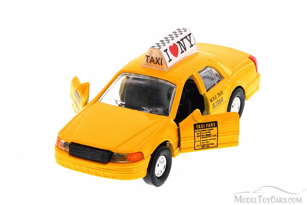 I Love New York Modern Taxi Cab, Yellow - 9989D-ILNY - Collectible
