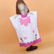 thumbnail image 4 of Toalla de baño para niños pequeños, toalla con capucha suave y absorbente de algodón de secado rápido, toalla con capucha unisex para niños para el hogar, Hada rosa, 60x120cm, 4 of 5