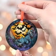thumbnail image 4 of Bat Cave: Ornament Style Wall or Window Hanging Made With Real Glass, 2025, Holiday Decoration, Seasonal Keepsake Gift, Unique Collectible, Window 2025, Holiday Decoration,, 4 of 5