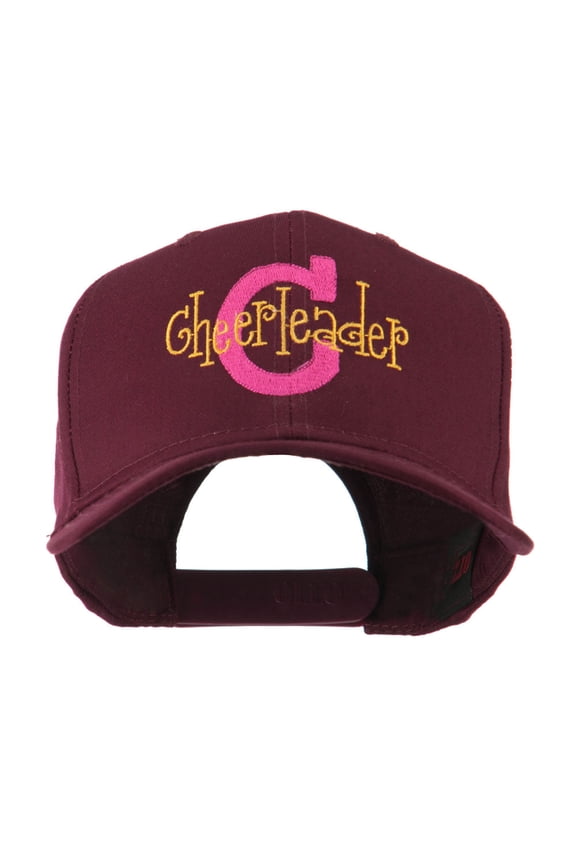 Logo C with Cheerleader Words Embroidered Cap - Maroon OSFM