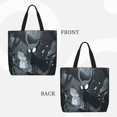 thumbnail image 2 of Fotbe Forest Black Ghost Warrior Bolsa Tote con Estampado para Mujer, Bolsos con Cremallera, Bolsa de Hombro Casual de Gran Capacidad con Bolsillos Internos, 2 of 7