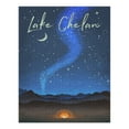 thumbnail image 2 of Chelan, Washington, Lake Chelan, Tent and Night Sky, Mid-Century Style (1000 Piece Puzzle, Size 19x27, Challenging Jigsaw Puzzle for Adults and Family, Made in USA), 2 of 4