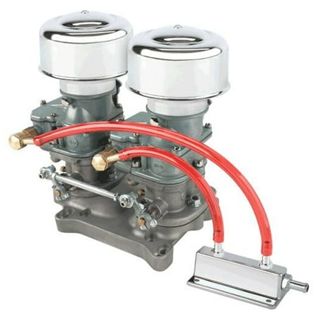 Two Plain 9 Super 7® Carbs to 4-Bbl Intake Manifold Adapter