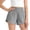 Gray, variant on Girls' Athletic Shorts with Built In Liner, Quick Dry Running Gym Shorts, Elastic Waist Active Wear Short Pants for Sports Workout Casual Summer