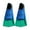 M-Black, variant on Kids Swim Fins,Comfortable Silicone Flippers for Swimming and Diving,Size Suitable Beginners Kids Girls Boys Adults