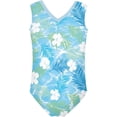 thumbnail image 2 of Girls One-Piece Swimsuit Gymnastics Leotards for Little Dancing Athletic Leotards for 3-14 Years Children, 2 of 3