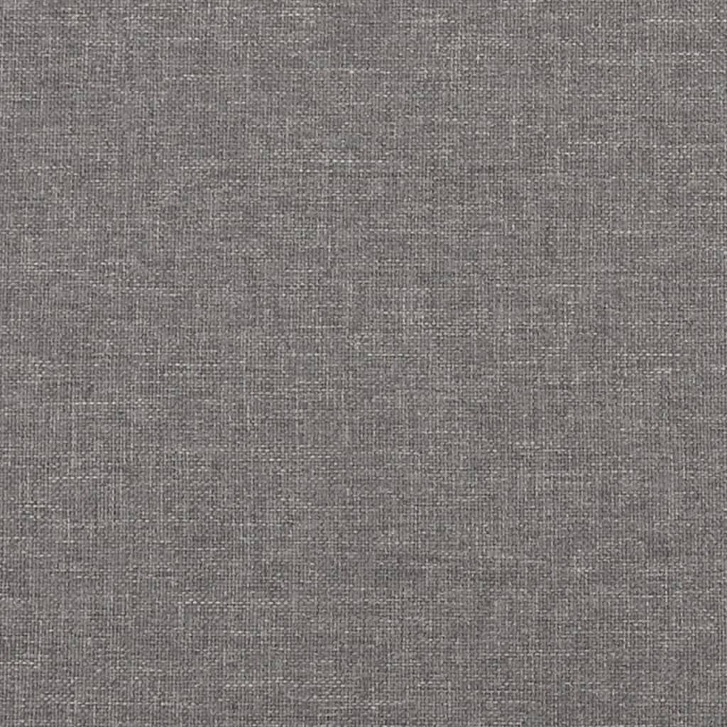 vidaXL Footstool Light Gray 27.6"x21.7"x16.1" Fabric
