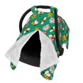 thumbnail image 2 of Yiaed Flying Bees Print Baby Car Seat Canopy Carrier Cover, Breathable Nursing Cover for Breastfeeding,Multi-Use Infant Carseat Stroller Cover, 2 of 7