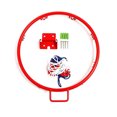 thumbnail image 4 of Filet Suspendu de Basketball de 32 cm Monté au Mur, Anneau de But, Rebord, Filet de Sport Intérieur Extérieur, 4 of 6