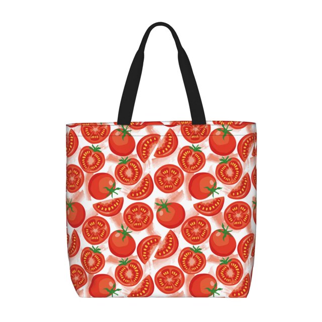 Balery Tomatoes Bolsa de Mano para Mujeres con Cremallera, Bolsa de Gimnasio con Compartimentos, Bolsa para Laptop, Bolsa para Trabajo