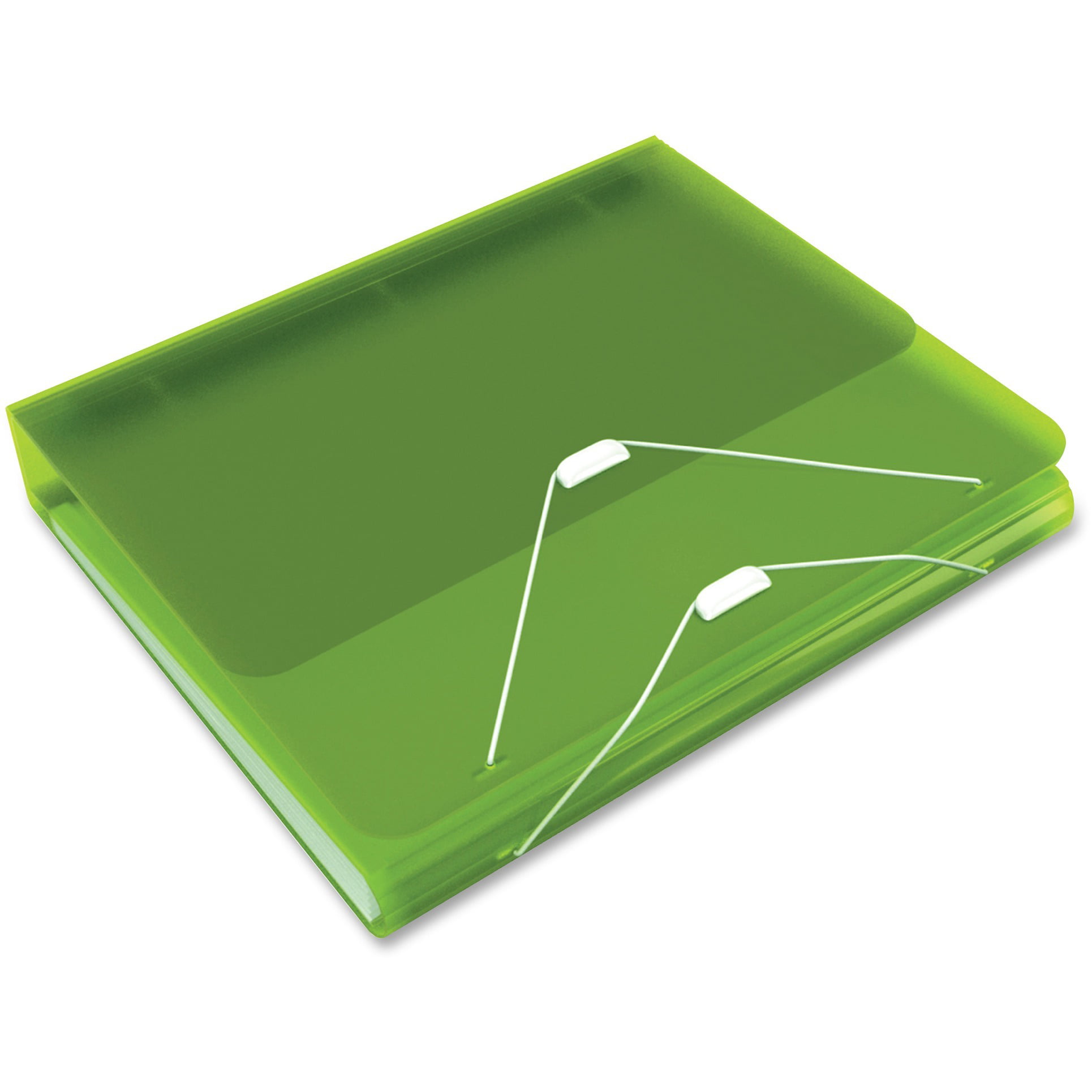 1" Binder Samsill DUO 2-in-1 Organizer Expanding File-Green Binder 