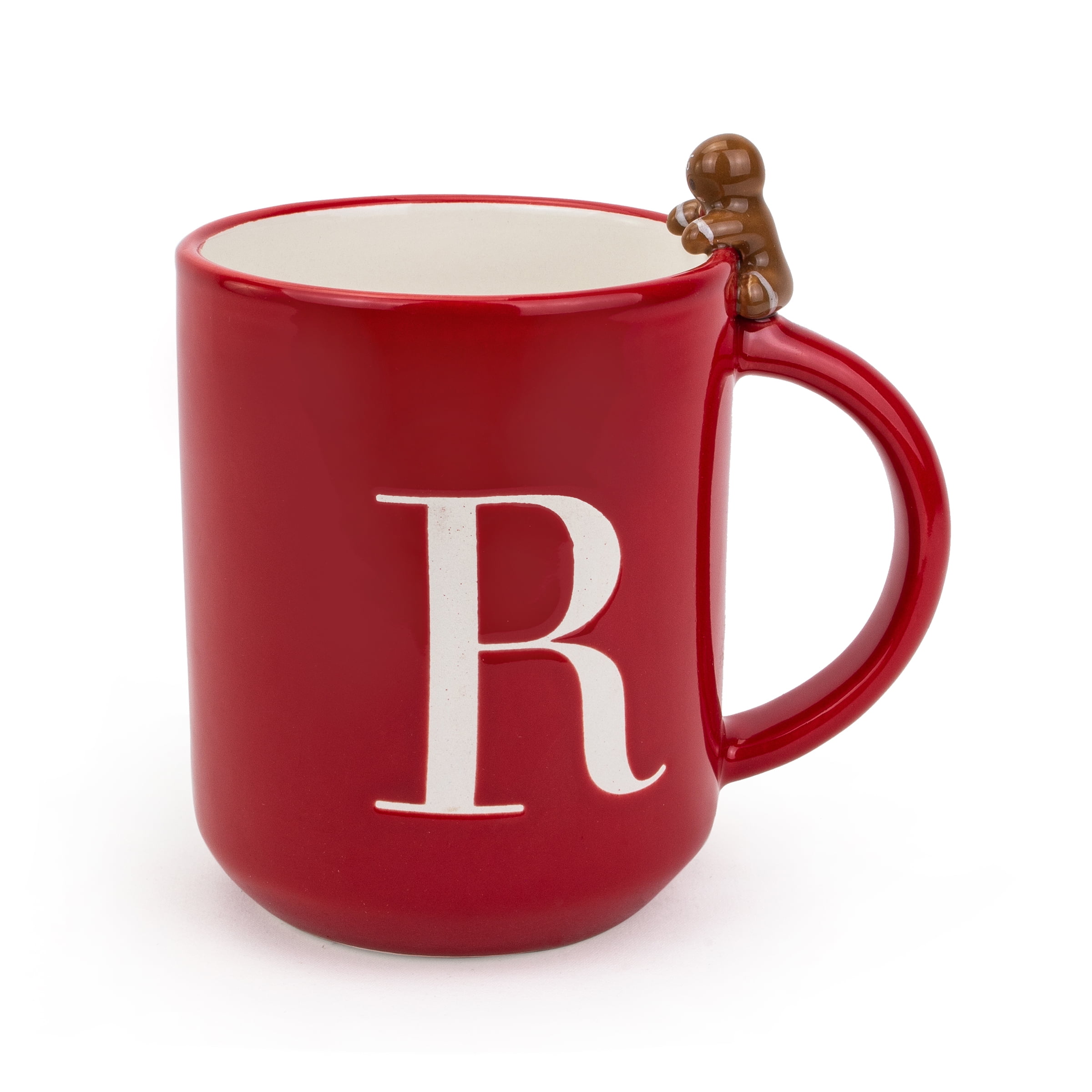 Holiday Times Ceramic Monogram Mugs - R