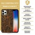 thumbnail image 7 of Case Yard Wooden Case for iPhone-12/12-Pro Soft TPU Silicone cover Slim Fit Shockproof Wood Protective Phone Cover for Girls Boys Men and Women Supports Wireless Charging Jesus Design, 7 of 7