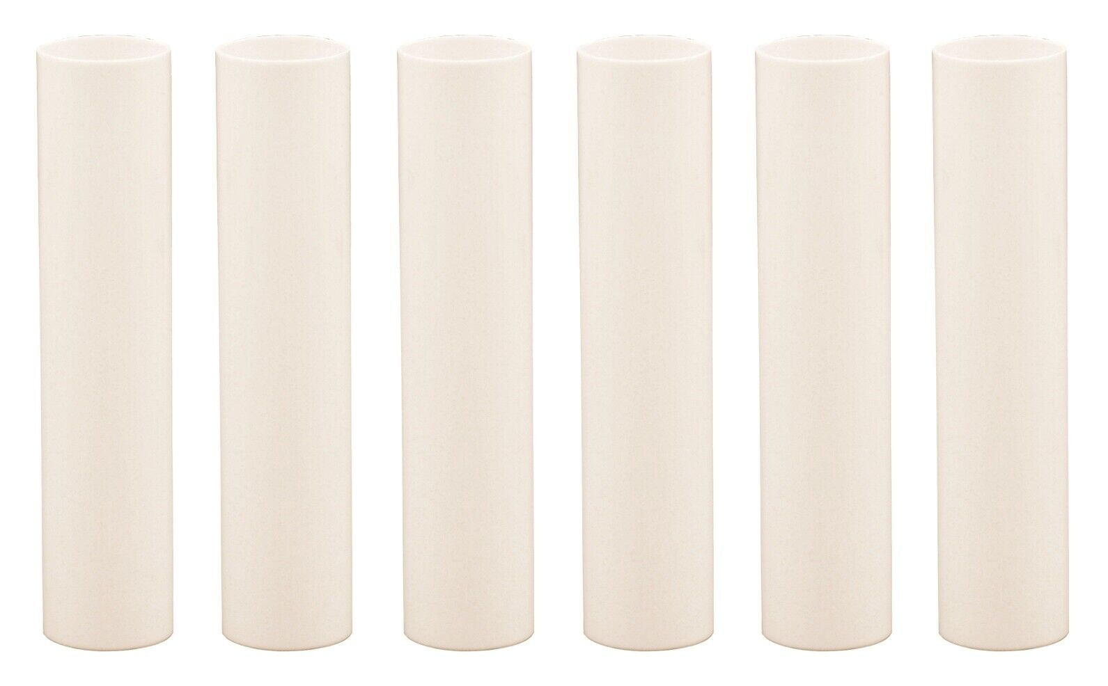 4 Inch Cream Plastic Candle Cover For Candelabra Base Lamp Sockets, 6 ...