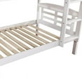 thumbnail image 3 of Furniture of America Golnessa Transitional Wood Simple sur Simple Lit Superposé en Blanc, 3 of 6