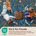 thumbnail image 4 of Design&I 3'x5' Ultra Soft Throw Mat, Motif Nautical Wave Starfish Border Coral Reef Seashell Ocean Turtle Refined None Fluffy Washable Easy Care Indoor rug for Bedside Hallway, 4 of 7